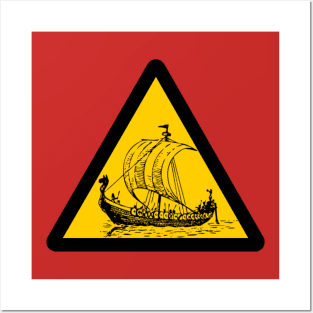 Viking Warning Posters and Art